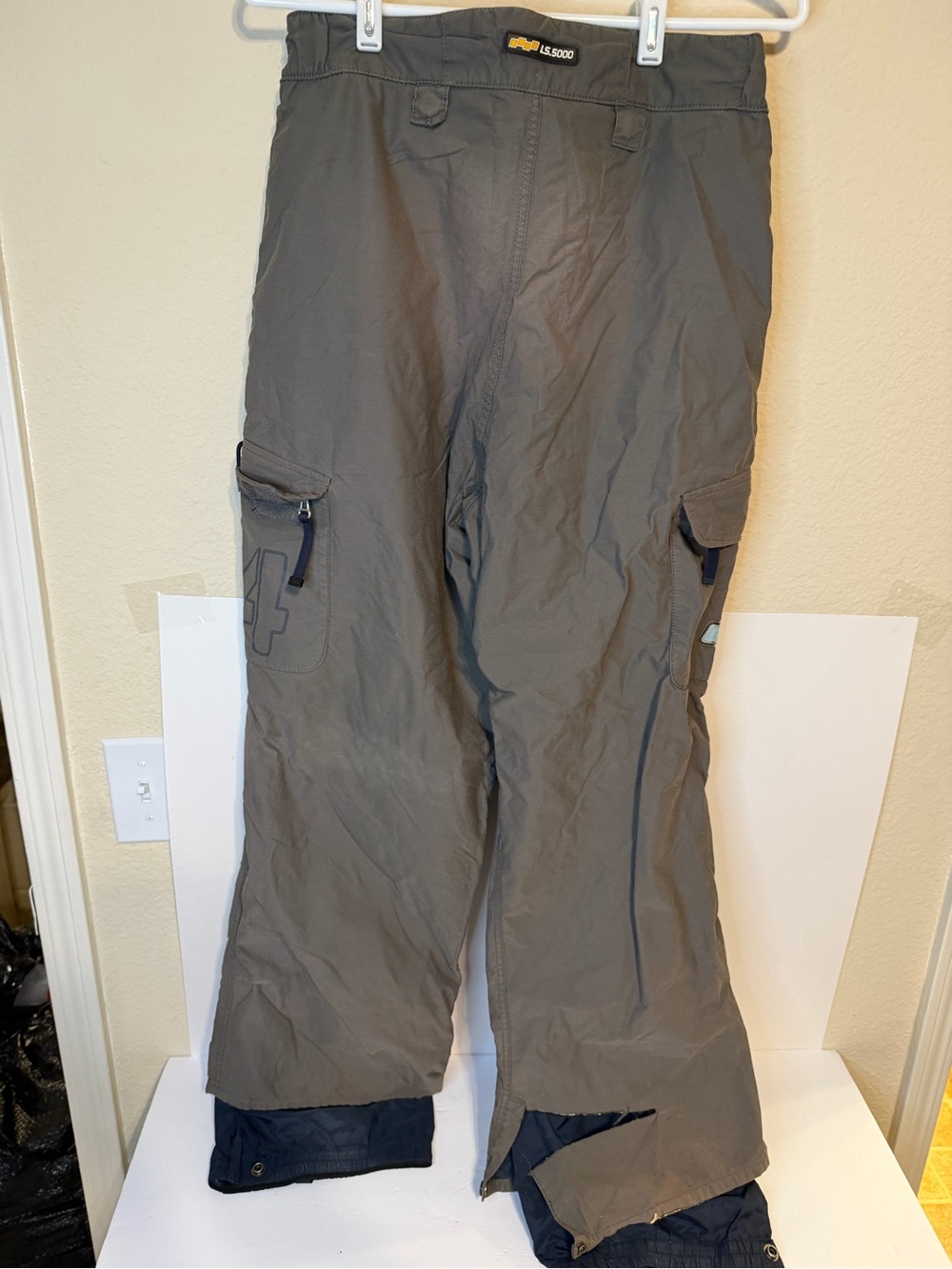 Four Square Gray Cargo Snow Pants - Picture 2 of 13